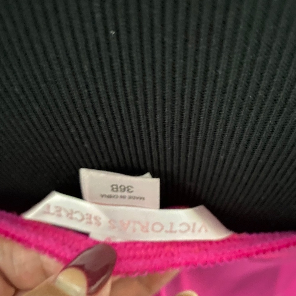 Victoria’s Secret Y2K (2003) Mesh Flyaway Babydoll (36B) Fuchsia - Picture 7 of 7